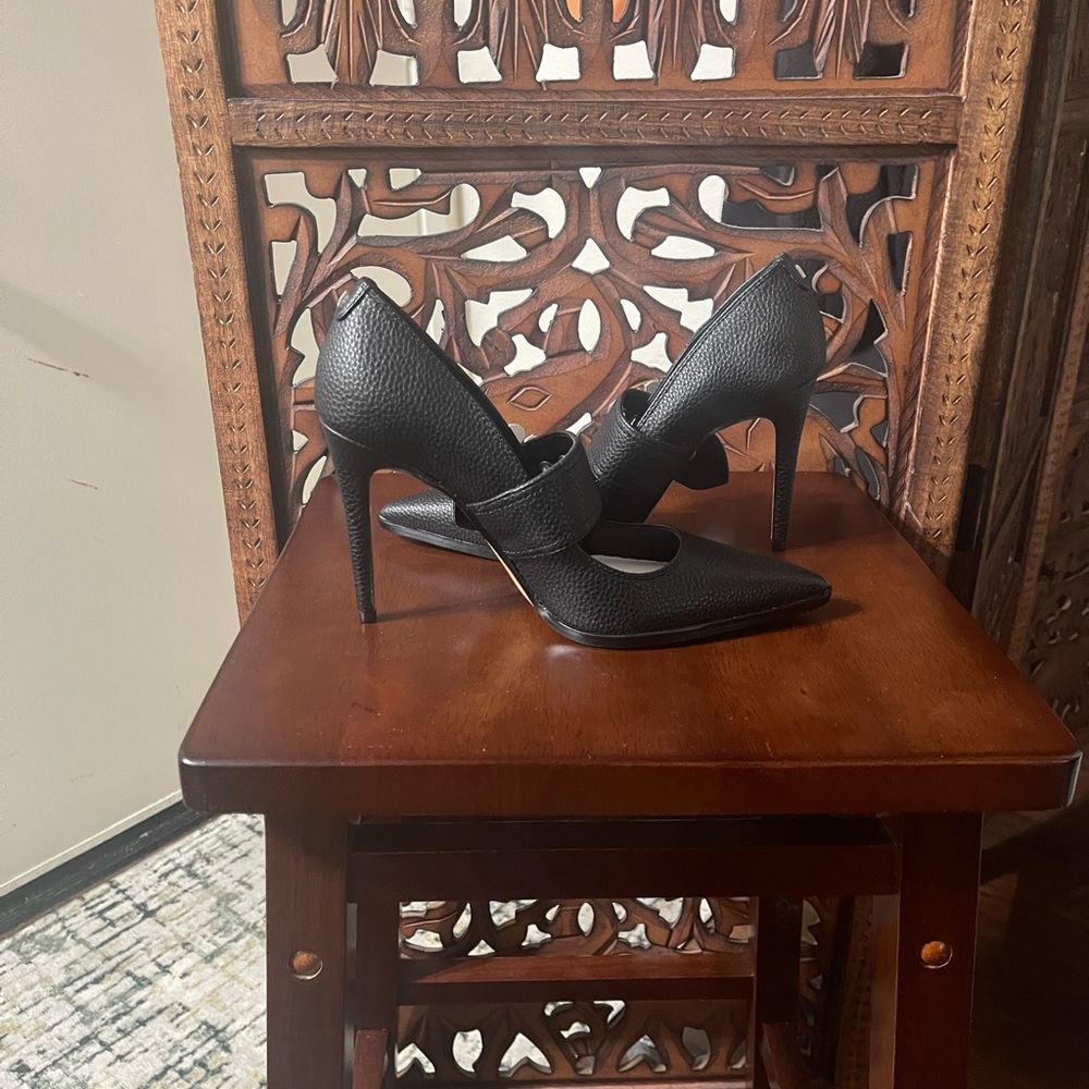 Karl Lagerfeld Paris Women's Embellished Buckle Pump